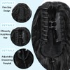 LEDIZE Ponytail Extension, Claw Clip on Pony tails Hair Extension
