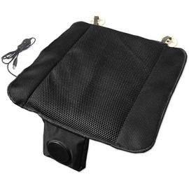 TATUM Cool Seat, Built-in Blower Fan, Prevents Stuffiness of Seats, Refreshing Air Seat, Cooling Cushion, On/Off Switch, USB Powered, Car Seat, Home, Fan Seat