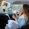 Espejo De Maquillaje De Visera De Coche Con 3 Modos