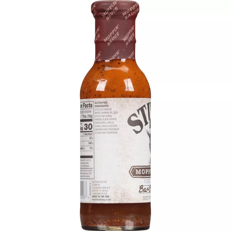 STUBBS Stubb's Moppin' Sauce Barbecue Baste, 12 oz Barbecue Sauces