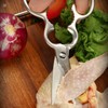 Stainless Steel Kitchen Shears Heavy Duty Full-steel Forged Metal Scissors