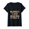 Millwrights Have Big Strong Tools Millwright V-Neck T-Shirt