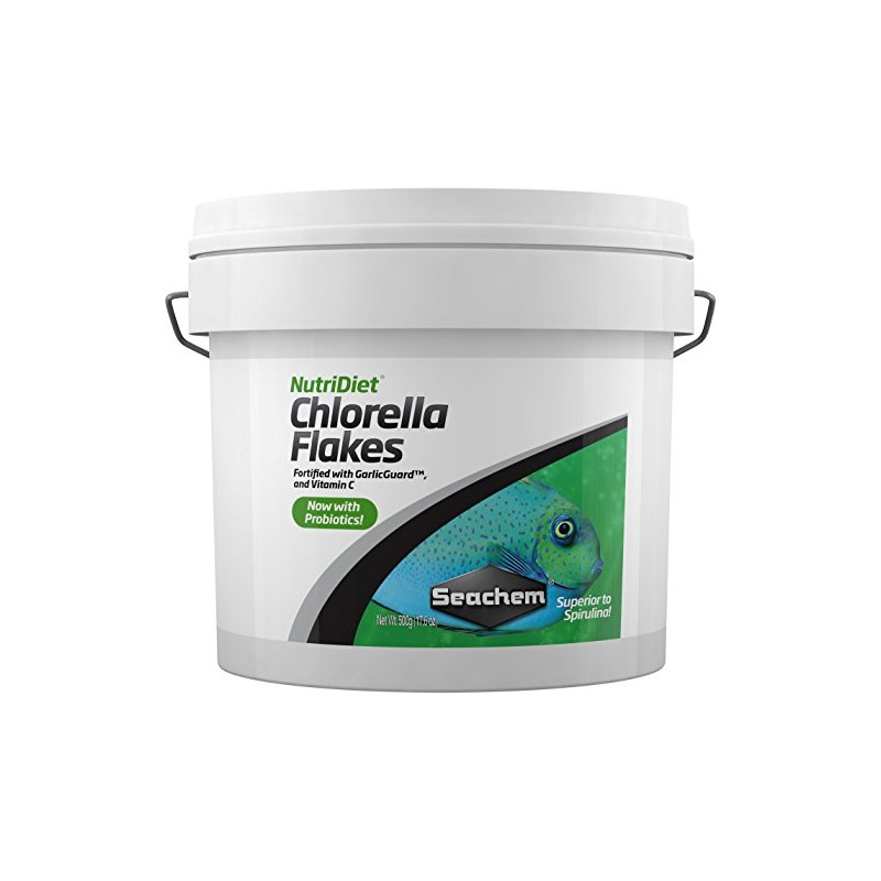 Seachem NutriDiet Chlorella Fish Flakes - Natural Probiotic Formula 500g
