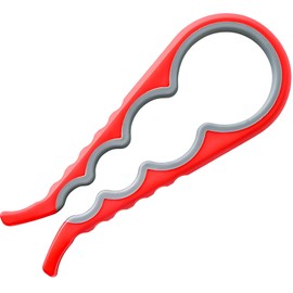 Easy to Open Lid Opener, Compatible with Lids up to 3.5 inches (9 cm), 4 in 1, Compatible with Bottles and Caps, Multi-functional Opener, Recommended for those with weak power and difficult to empty