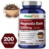 NusaPure Magnolia Bark 5,000mg 200 Vegetarian Caps (Non-GMO, Extract 20:1)