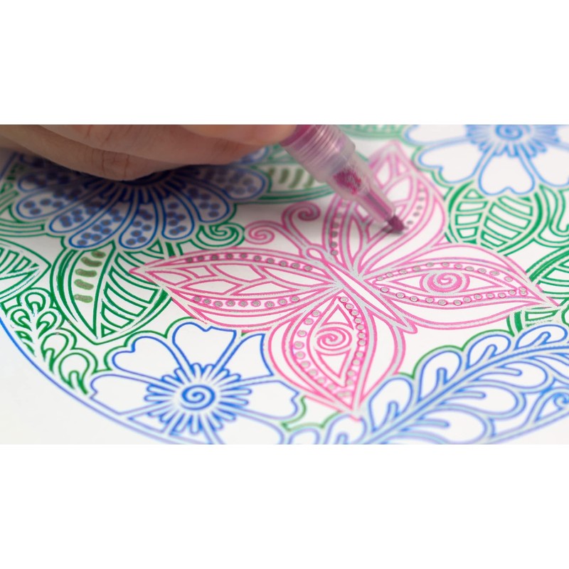 Marvin's Magic - Amazing Silver Rainbow Markers - 12 Markers