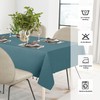 Easy-Going - Mantel rectangular de lino sintético impermeable, a prueba