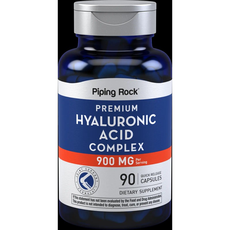 Piping Rock Hyaluronic Acid Capsules | 900mg | 90 Count