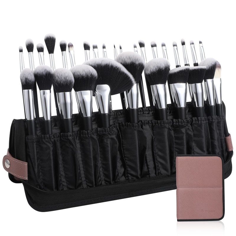 DUcare Makeup Brushes Organiser Bag Portable Cosmetic Case for Travel,