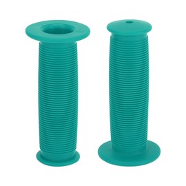 TUCKBOLD Bike Handlebar Grips Covers 100mm Long Non-Slip | Bicycle End Grip Protector Blue 1 Pair