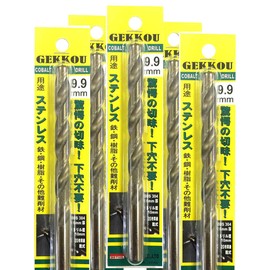 Big Tool GKP9.9x5 BIC TOOL GEKKOU Moonlight Drill Size: 0.4 inches (9.9 mm), Blister Pack 1 x 5 (5 pieces)