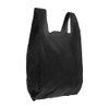 200 Bolsas tipo Camiseta Negras Degradables de 29 x 55