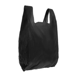 200 Bolsas tipo Camiseta Negras Degradables de 29 x 55 x 16 cm…