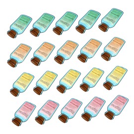 OATIPHO Large Quantity Ice Pads 20pcs/kit Ice Bags for Freezer Cooling Punches Food Cold Packs Cold Bags for Daily Use Random Color