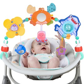 Gaethra Pram Toy for Play Arch Baby Motor Skills Toy, Babies Play Arch for Baby Bed Toy and Baby Seat Toy, Baby Toy 0-12 Months, Baby Gift Boy Girl