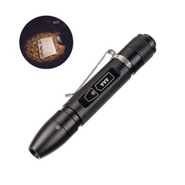 Weltool M6-Mini LED Cap Flashlight Ultra-Compact, 3000K Warm White EDC Pocket Light with Clip No-Glare Even beam- High Color Rendering of 85% - Perfect Pen Light - for Inspection Reading by AAA cell