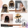 GMHLLES 2Pcs Wig Stand Black Sturdy Holders 8PCS Wig Hair