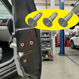 3Pack 90103-S7S-003 Door Latch Lock Flat Head Mount Screw M6x18.5mm Actuator Motor Mount Bolt Outer Handle Compatible with Honda Accord Acura CR-V CRV Element Fit Insight Odyssey Pilot Ridgeline