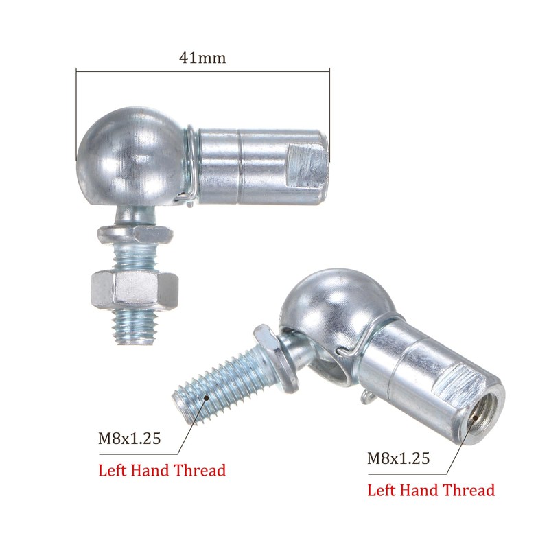 Kozelo 5 Pcs CS13 Angle Ball Joint - [M8 Left