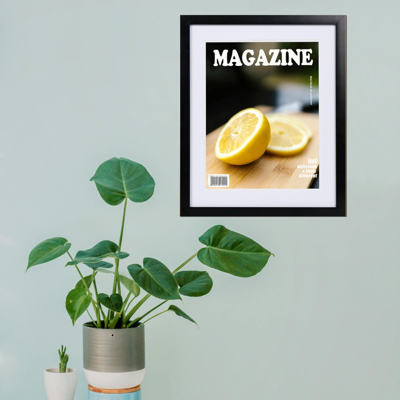 Rojohous 2 Packs Magazine Frame Sports Magazine Display Frame for