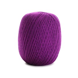 Circulo Clea Yarn – Crochet Thread Fine Size 10-8/2 Perfect for Weaving - 100% Mercerized Brazilian Cotton (Pack of 1 Ball) – 5.3 oz, 1094 yds - Color: 6313 - BlackBerry