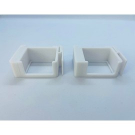 Set of 2 adapters for Shelly 1 Mini Gen 3 to DIN rail bracket (35 mm)