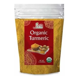 Organic Raíz De Cúrcuma En Polvo 2 Lb Bolsa Con Curcumina Y
