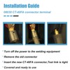 2PK CT-40FA Welding Terminal Connector, Welding Lug Connector Adapter, Terminal
