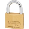 ABUS 26404 Brass Padlock with 7341 Reversible Alike Keyed