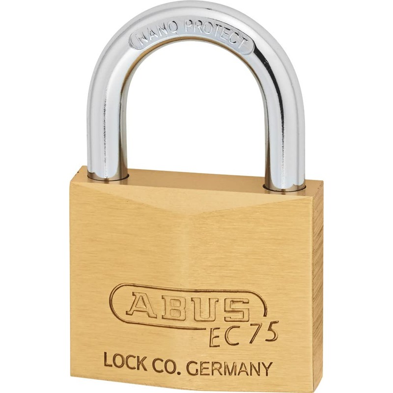 ABUS 26404 Brass Padlock with 7341 Reversible Alike Keyed