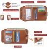 GAEKEAO Wallet for Women RFID Blocking Vegan Leather Bifold Card