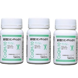 【×3個】ワカサプリ 還元型コエンザイムQ10 60粒