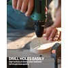 50 PCS 1/8 Inch Drywall Bit, Spiral Saw Tip Cutting