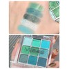 happykau Eyeshadow Palette, 9 Colors, Eyeshadow Cosmetics, Eye Makeup, Glitter,