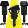 2 PCS Front Windshield Washer Nozzles, Washer Spray Jet Kit