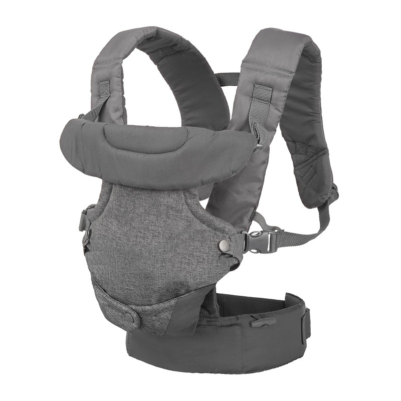Infantino Flip 4-in-1 Convertible Baby Carrier, Adjustable, Ergonomic Babywearing, Registry