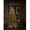 Konstsmide Micro LED Compactlights Tree Jacket with Ring, 6 Strands