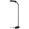 OttLite OttLite T81G5T Wing Shade VisionSaver 18-Watt, Black Floor Lamp