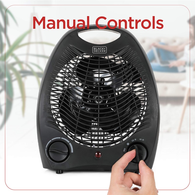 BLACK+DECKER Personal Desktop Heater, Space Heater for Office Desk, Home