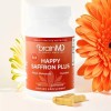 Unbranded Happy Saffron Plus - 90 Vegan Capsules with Saffron