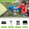 Anseom Camping Cookware Mess Kit, Aluminium Backpacking Cooking Set Foldable