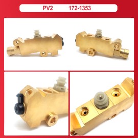 Combination-Proportioning Valve, PV2 172-1353 PV71 Disc/Drum Brakes, Front Drum Rear Brake Brass, Replacement for GM Chevy Ford Street Rod Classic Car Truck