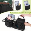 HODRANT Hanging Double Stroller Organizer, Compatible with Baby Jogger City