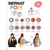 Bernat Pop Worsted Weight Self-Striping 3-Pack Acrylic Yarn 5 Ounces
