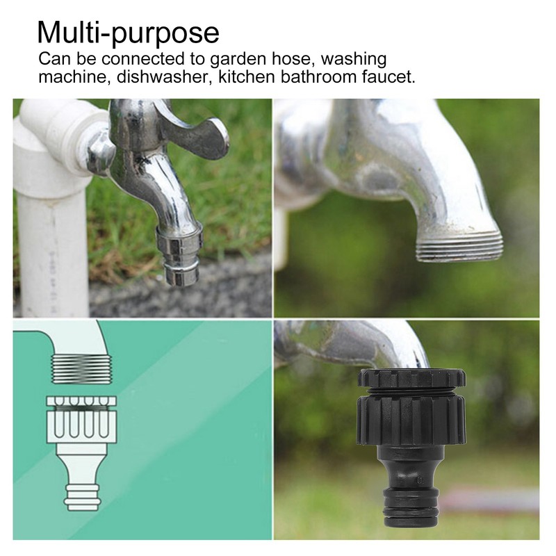 12PCS G1/2 G3/4 Female Thread Faucet Garden Hose Adapter Reusable