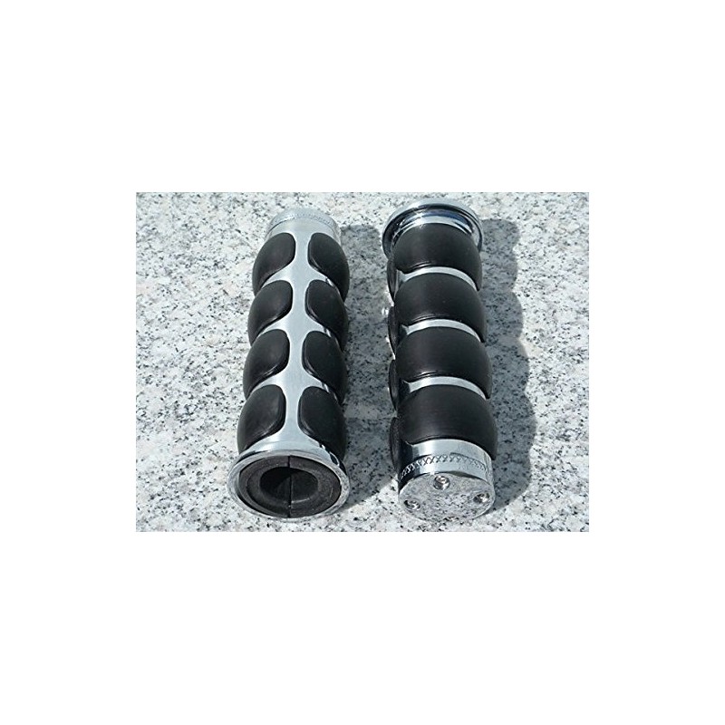 i5 Chrome Grips compatible with Honda Goldwing Gold Wing 1200