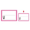 Takajirushi Card Pink Frame 16-4269 Small, Pack of 50