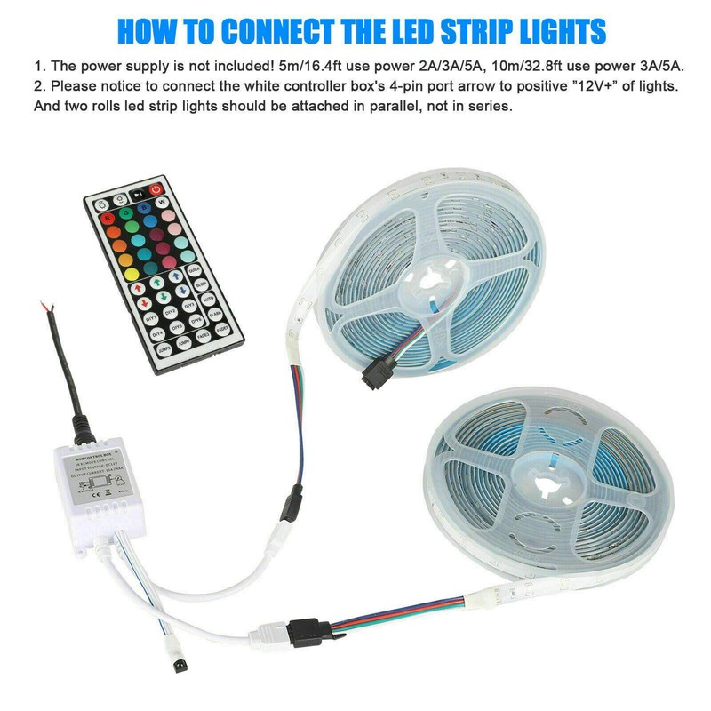 Led Strip Lights 16.4FT RGB Led Room Lights 5050 LED