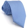 Shlax & Wing Men's Long Necktie Silk Blue Single Color