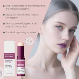 Sangpum Sangse Seolmyeong Chamjo 칼슘 멀티 밤 2개 안티에이징 펌 및 처진 주름 케어 콜라겐 스틱 Calcium Multi Balm 2pcs Anti-Aging Firming and Sagging Wrinkle Care Collagen Stick
